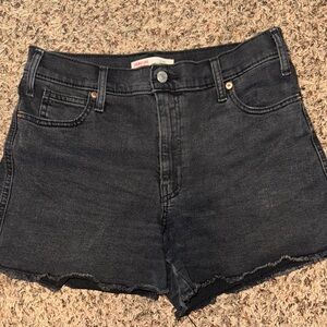 Levi's Women's Dark Denim Jean Shorts